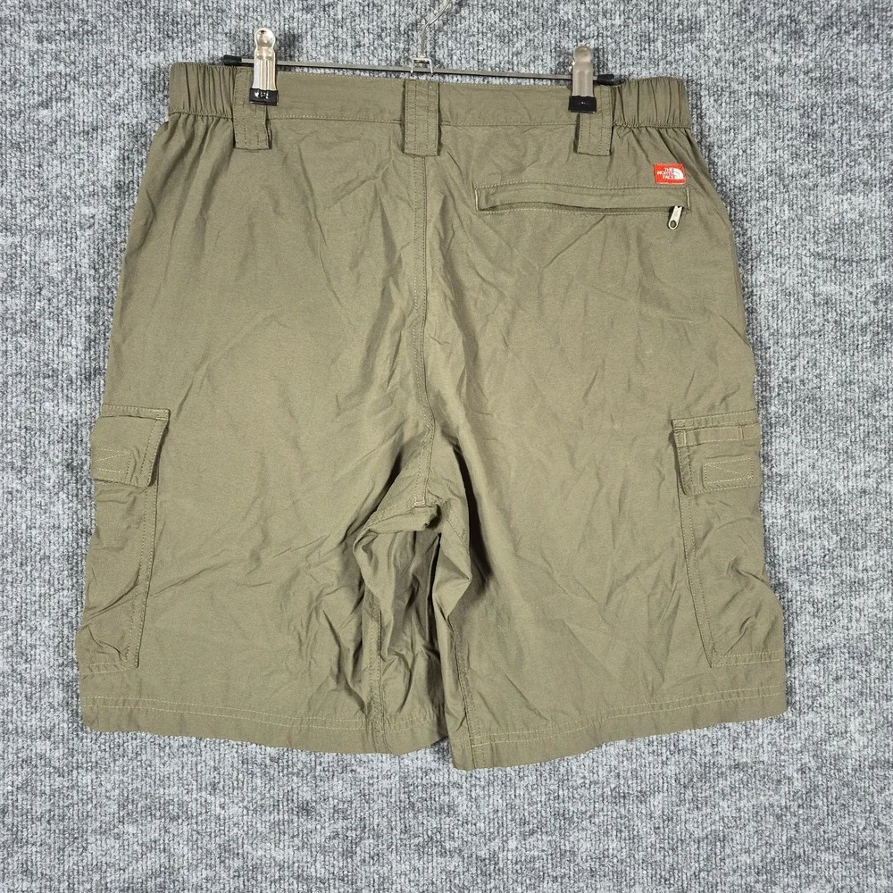 The‎ North Face Shorts Mens M Green  Pocket Cargo Lightweight Nylon Hiking